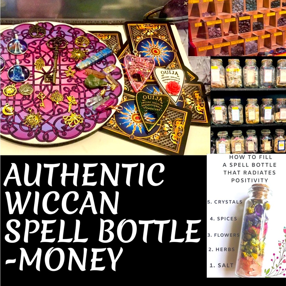 🔮Genuine Wiccan Spell Bottle for MONEY